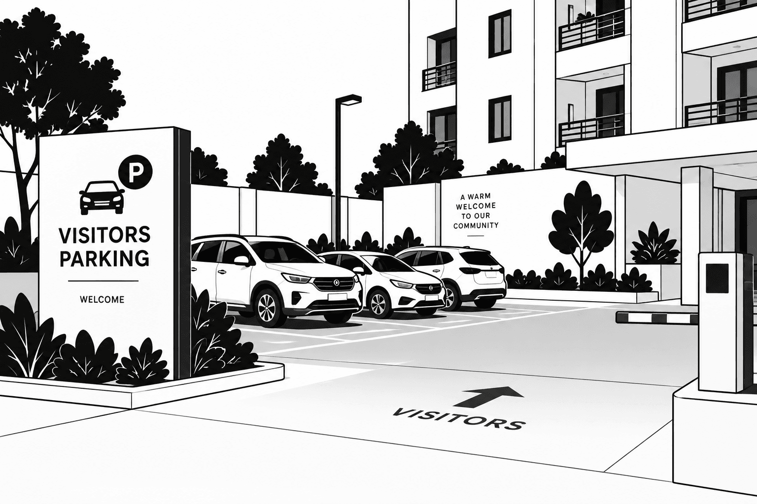 Dedicated Visitor Parking