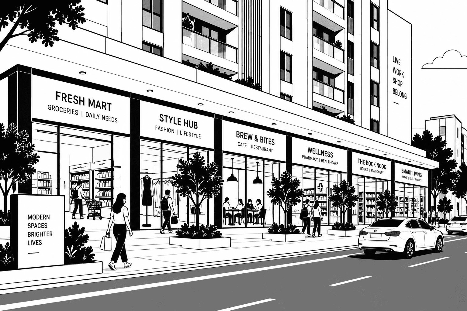 Wide Frontage Retail Units